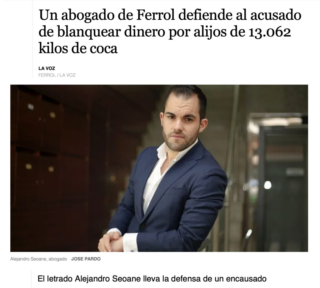 ABOGADOS EN FERROL DEFENSA PENAL ALEJANDRO SEOANE PEDREIRA