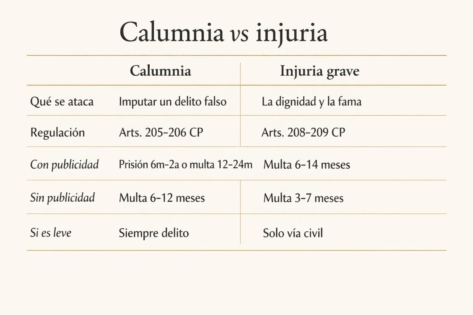¿Puedo denunciar por difamación? Calumnia, injuria y honor 1 ¿Puedo denunciar por difamación? Calumnia, injuria y honor ¿Puedo denunciar por difamación? Calumnia, injuria y honor