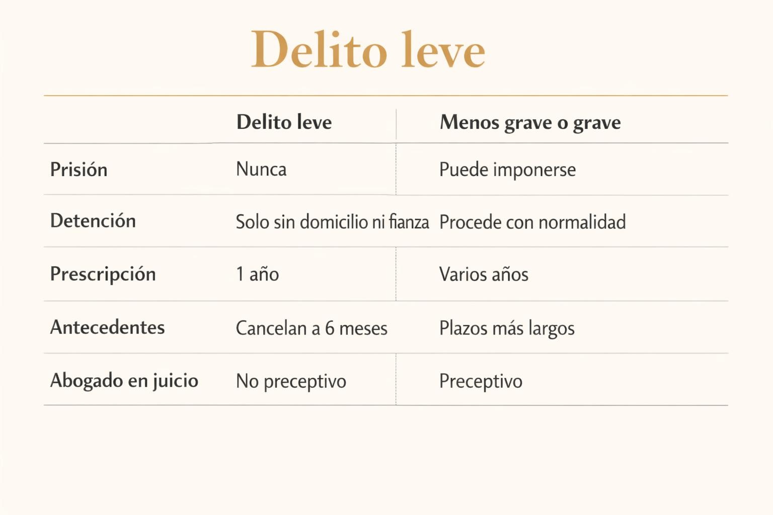 ¿Se puede detener por un delito leve? Lo que dice la ley 2 ¿Se puede detener por un delito leve? Lo que dice la ley ¿Se puede detener por un delito leve? Lo que dice la ley